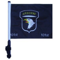 Golf CART Flag Custom - 11"x15" Single Reverse Print only.